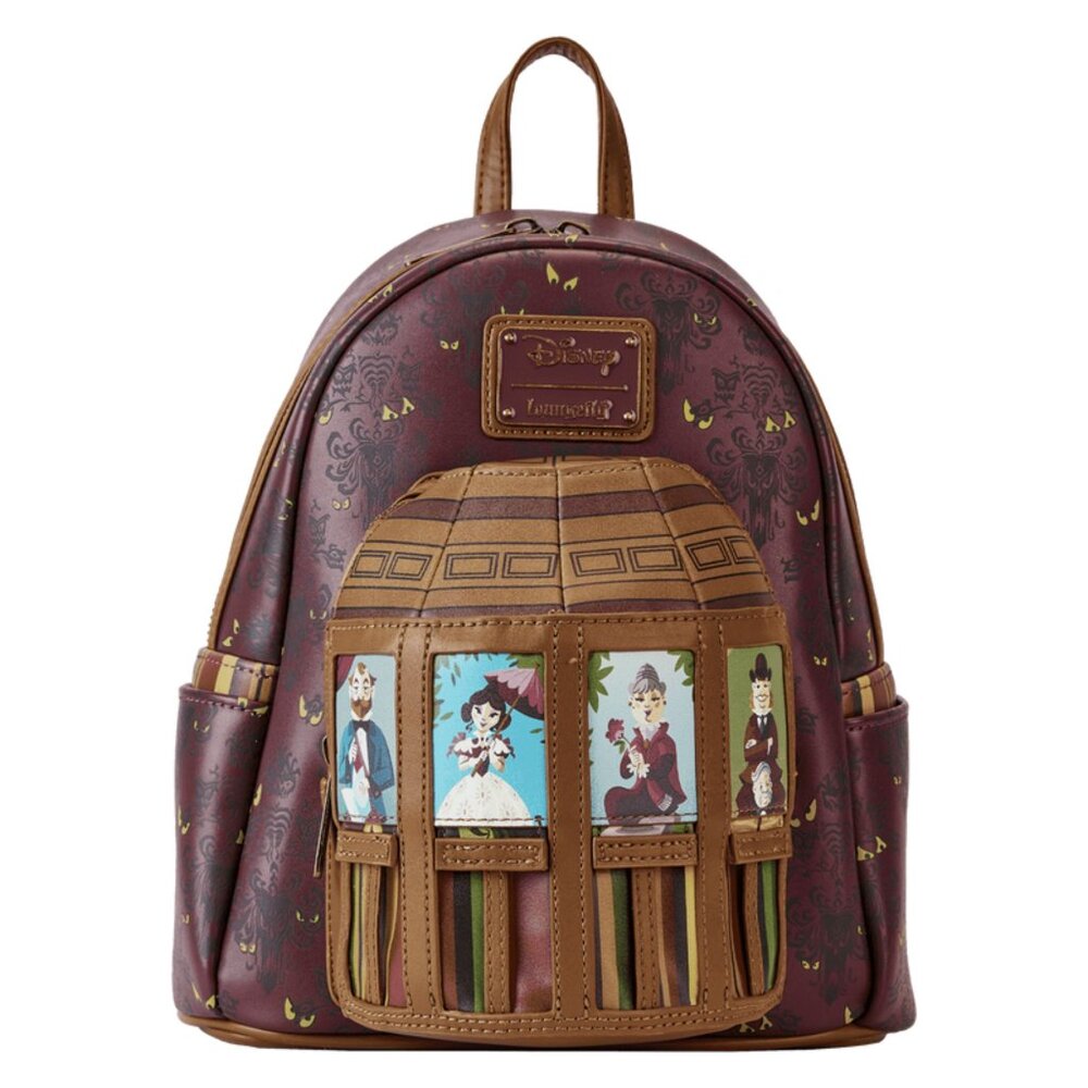 Loungefly Haunted Mansion Stretching Room Portraits Backpack and Wallet Set NWT - Picture 10 of 16